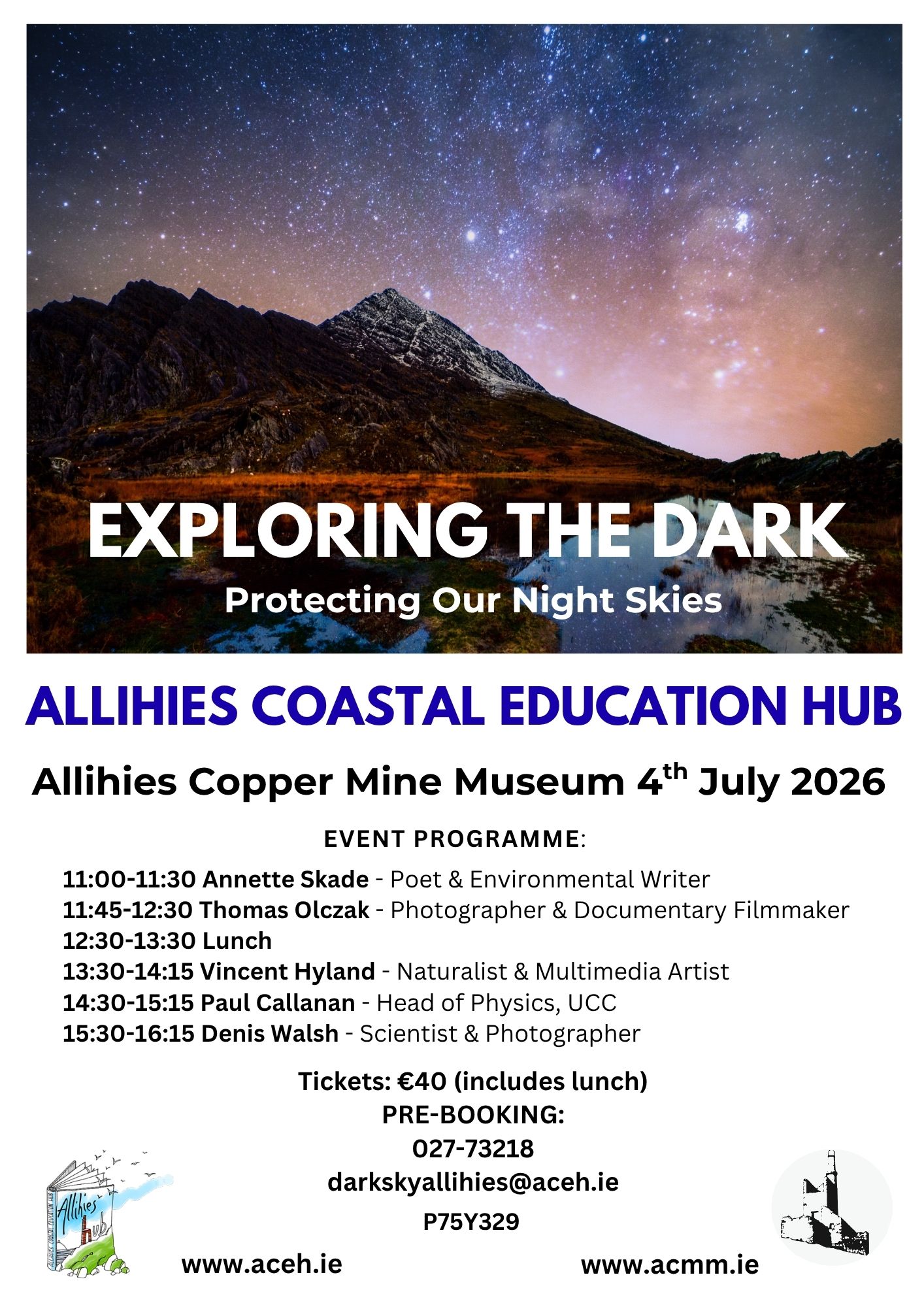 Exploring the Dark at Allihies Copper Mine Museum on 4 July 2026