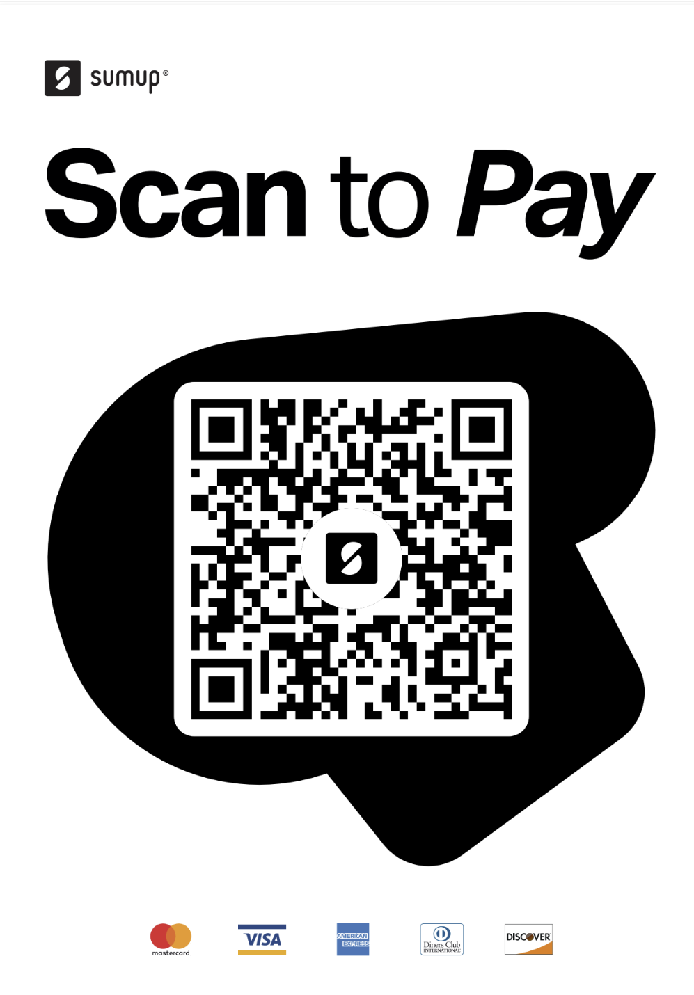 SumUp QR code for Exploring the Dark ticket payment