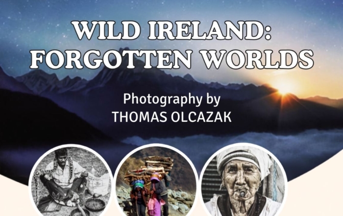 Wild Ireland Forgotten Worlds exhibition poster at Allihies Copper Mine Museum